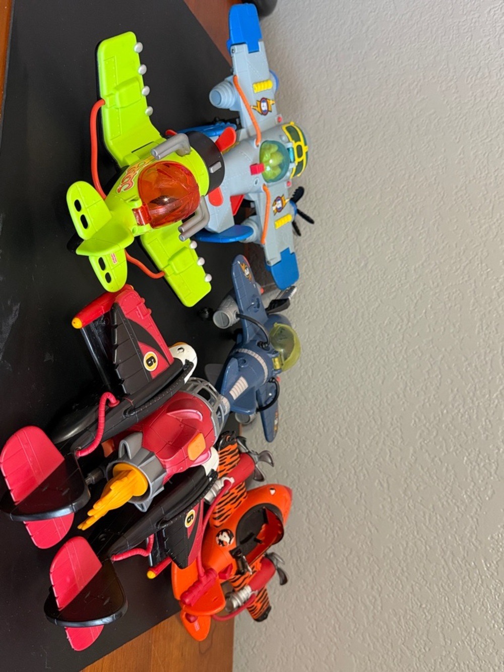 Vintage Fisher Price Imaginext Airplane Sky Racer Tornado Twin Eagle Tiger Shark - Picture 14 of 16